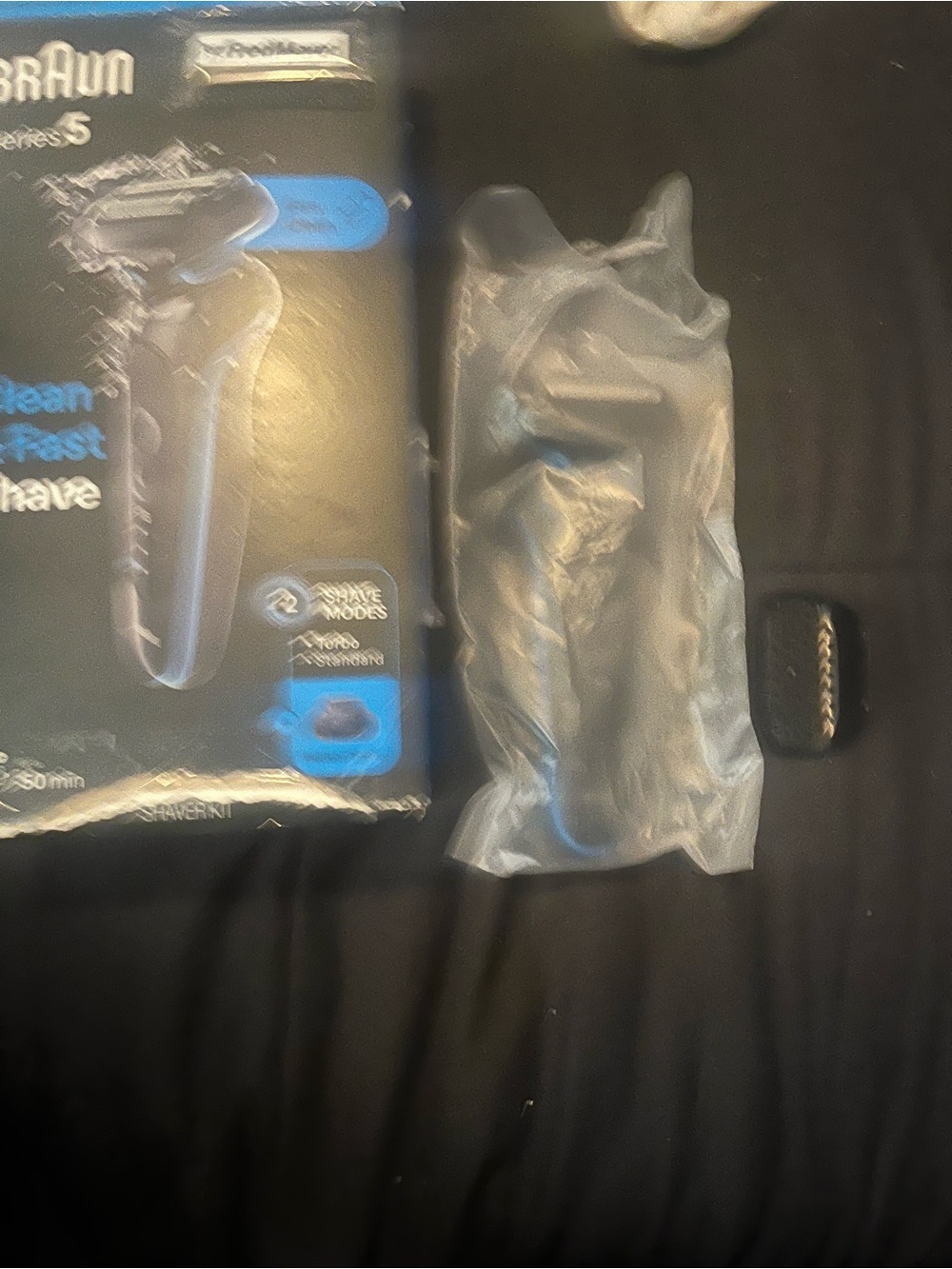 Series 5 Electric Shaver - Black with Blue Accents